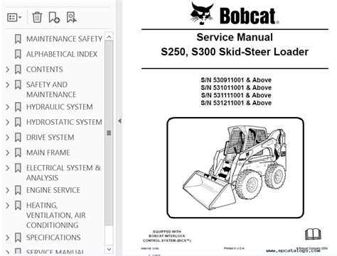 bobcat s250 skid steer manual